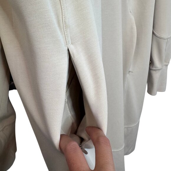 Lululemon cream Softstreme long sleeve quarter zip dress size 10 - Picture 6 of 10